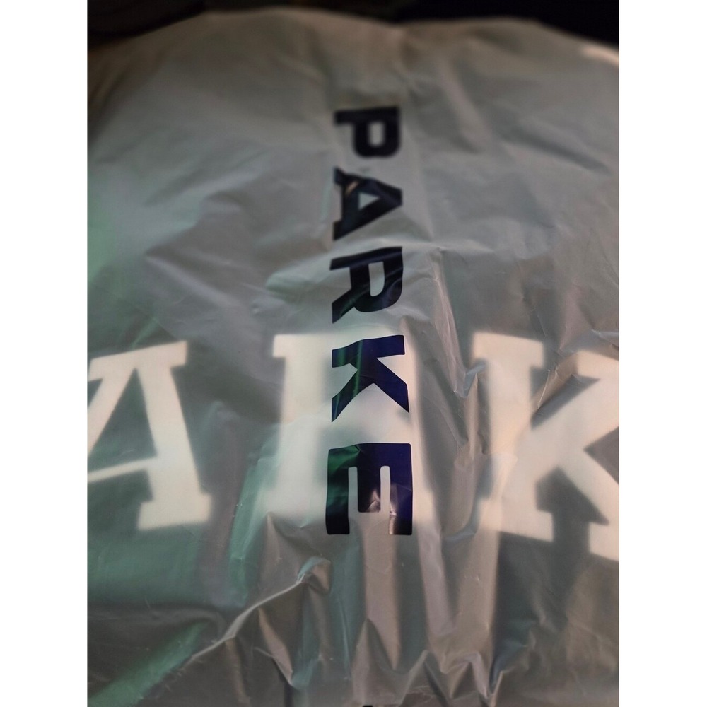 Parke Sport Mockneck GREEN with White Stripes & PARKE Applique Letters - Picture 4 of 7